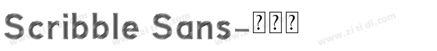 Scribble Sans字体转换